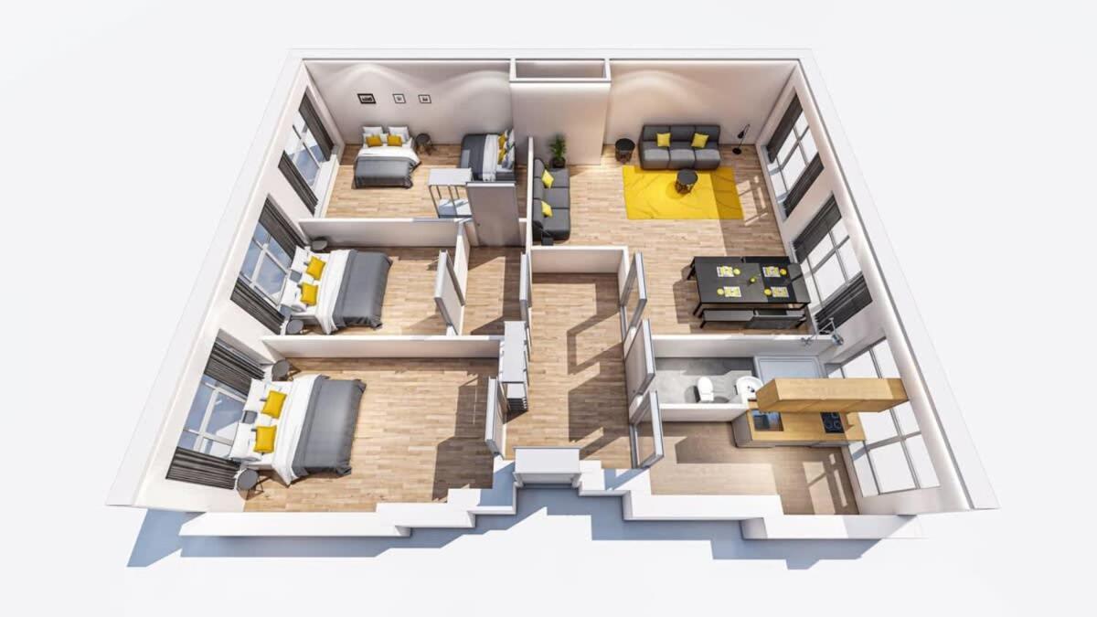 Central Big Apartment Self Checkin ベルリン エクステリア 写真